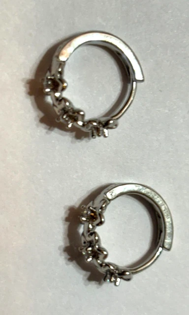 925 Cz Earrings Hindge Sleepers