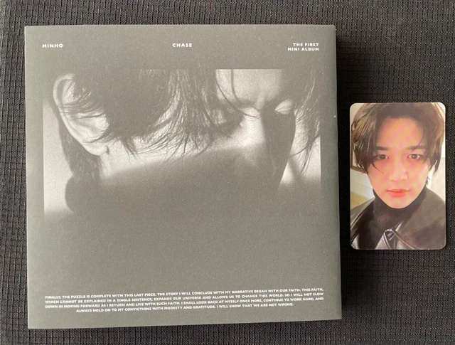 MINHO SHINEE - CHASE 1st Mini Album SMINI OFFICIAL PHOTOCARD