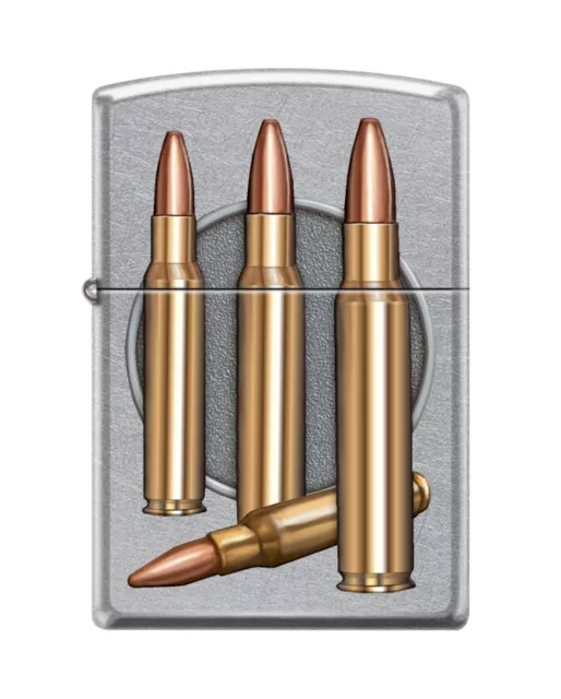 Zippo 0447, Bullets Design, Street Chrome Lighter