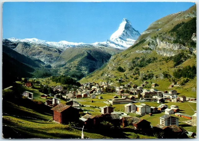 POSTCARD - ZERMATT and Matterhorn, Switzerland $4.95 - PicClick