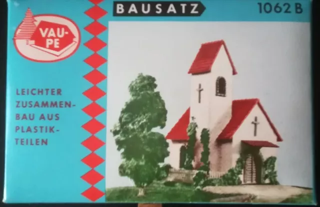 Vau-Pe H0 1062 hist. Bausatz Kapelle OVP, Rarität 1/87