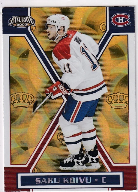 2002-03 Pacific Exclusive Gold Saku Koivu