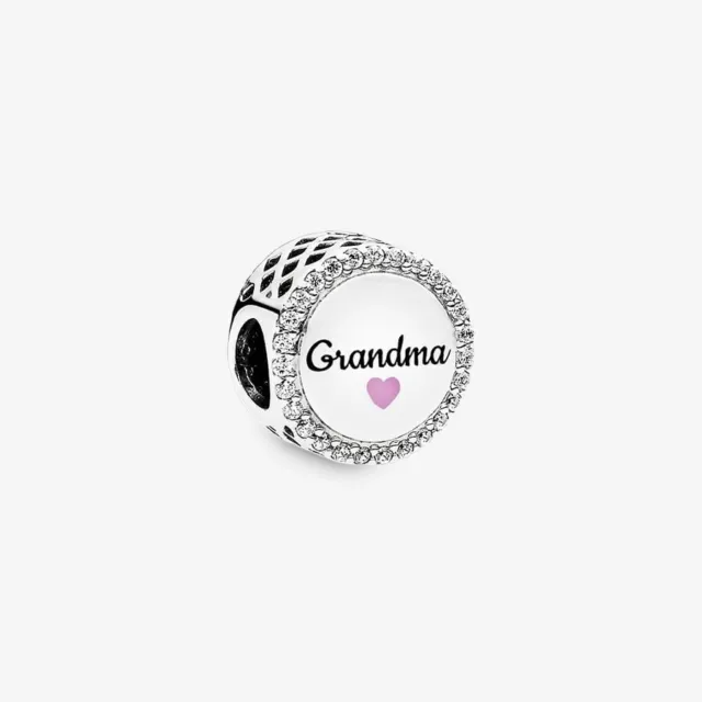 New Pandora Sterling Silver Grandma Charm