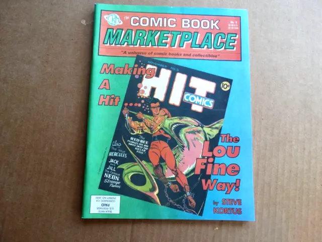 Comic Book Marketplace #9 – Jan. 1992 - Lou Fine