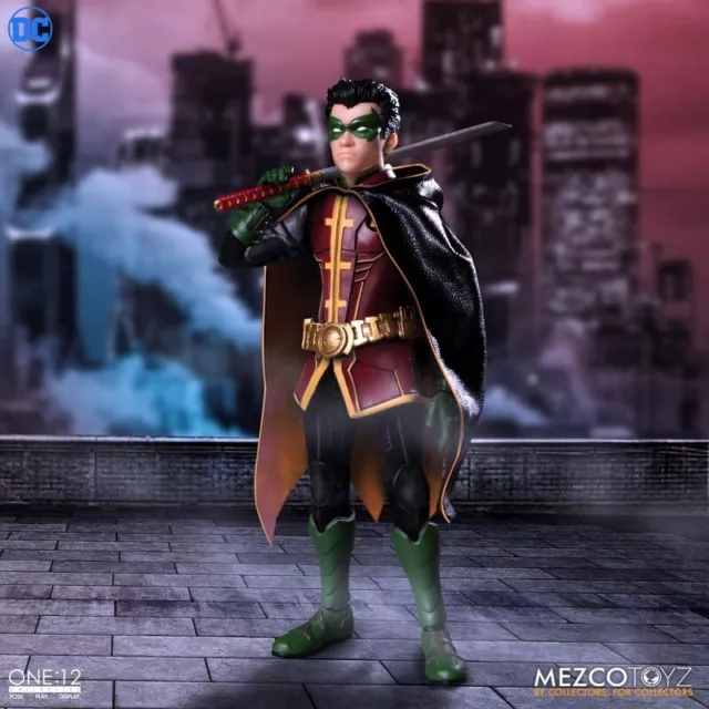 INSTOCK! Mezco Toyz DC Comics Batman: Robin Damian Wayne - One:12 Collective