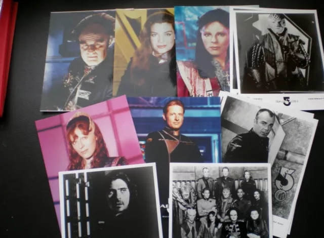 Babylon 5  - 10 x 8   Photographs  ( 9 Different out of 12  )  1990s