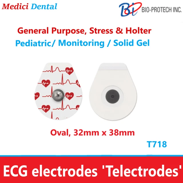 BioProtech T715 ECG EKG Monitoring Foam Electrodes – 1000 Pieces (50pk X 20) - View #3