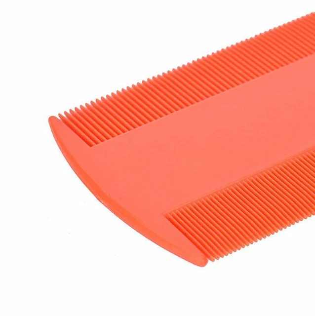 Hi -Vis Headlice Comb ,Double Sided Nit flea Head Lice Removal Comb  4 Kids& Pet 5