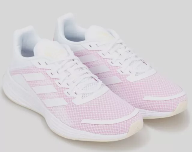 Brand New Adidas Women's Duramo SL Running Shoes Size 6.5 Pink & White