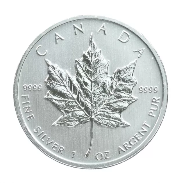 Better Date 2011 Canada 5 Dollars 1 Oz. Silver Maple Leaf World Coin Silver *763