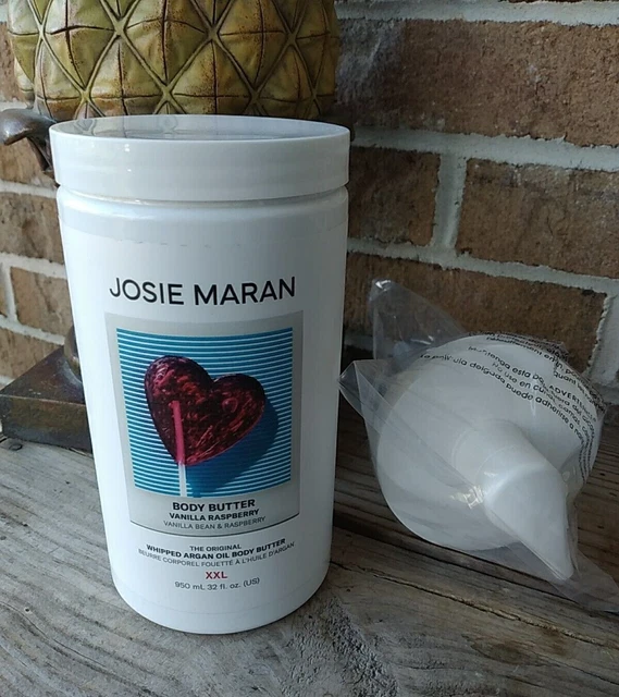 JOSIE MARAN BODY Butter Whipped Argan Oil Vanilla Raspberry XXL Size