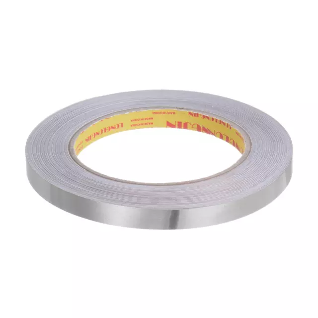 Molding Trim Gap Sealing Tape 0.39" x 82ft Brushed Silver Tone