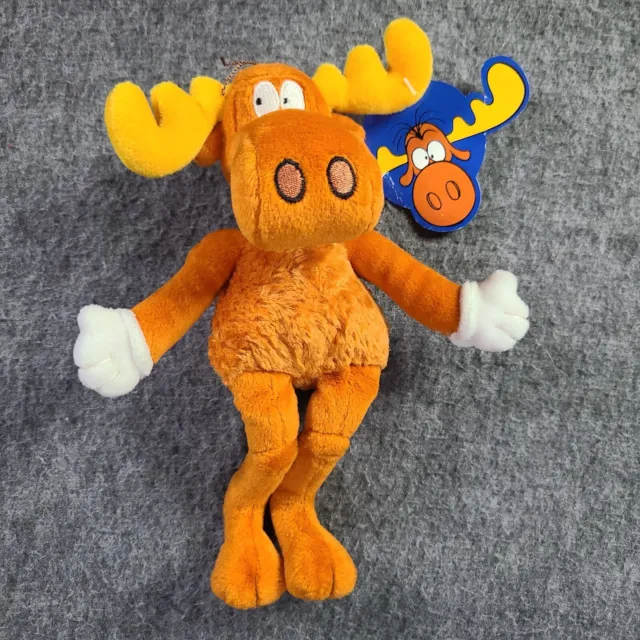 Rocky Bullwinkle J Moose Plush Mary Meyer Universal Studios 9" Stuffed Animal