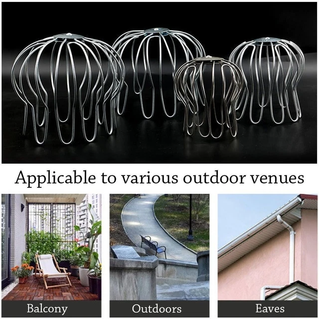 Balcony Drainage Cover Gutter Guard Strainer Rain Pipe Cap Roof Floor Drain