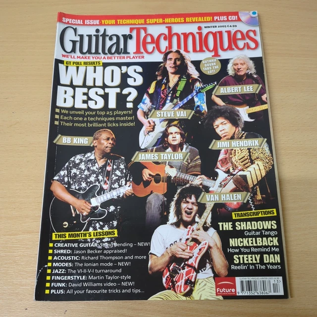 GUITAR TECHNIQUES MAGAZINE Winter 2005 #119 (No CD) £1.75