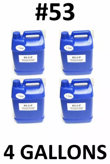 SET#53 - 4 Gallons Premium Blue Indicating Silica Gel Desiccant Beads 4 PACK