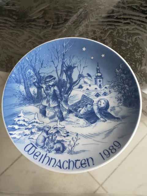 Piatto di Natale 1989 - Bareuther - Limited Edition