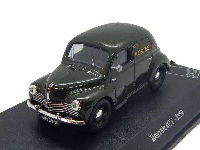 Renault 4CV 1950 Postes UNIVERSAL HOBBIES/ATLAS