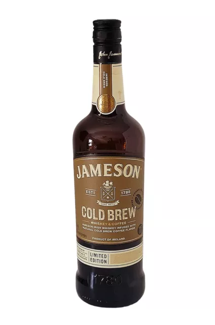 Jameson Irish Whiskey Cold Brew Brown Bottle Limited Edition 750ml EMPTY