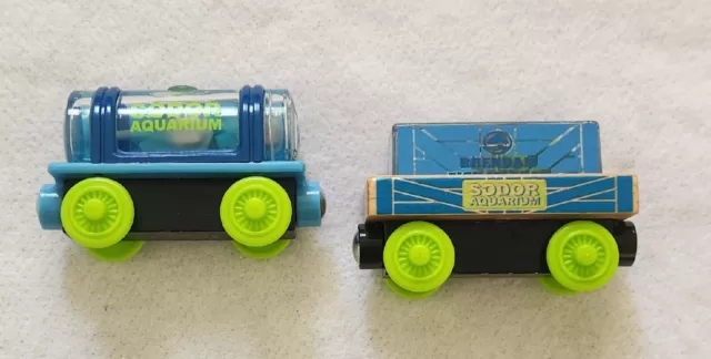 Thomas & Friends Sodor Aquarium Stingray Reef Exhibit Tanker with Fish Trailer