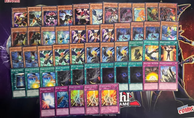 Blackwing Deck Edison Armor Master Crow Gale Kalut Whirlwind Blizzard Yugioh