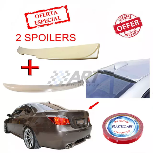 Aleron de techo + spoiler de maletero para Bmw E60 acabado M5 alerón plástico