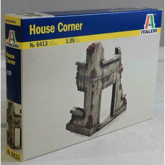ITALERI 1/35 MILITARY diorama model kit HOUSE CORNER £14.29 PicClick UK