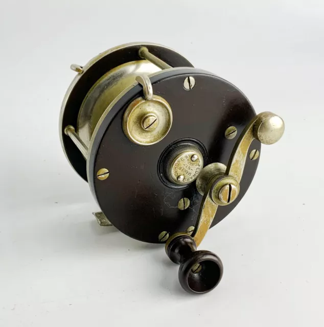 ANTIQUE EDWARD VOM Hofe 491 2.0 fishing reel patent July 14 1896 Works Fine  $99.99 - PicClick