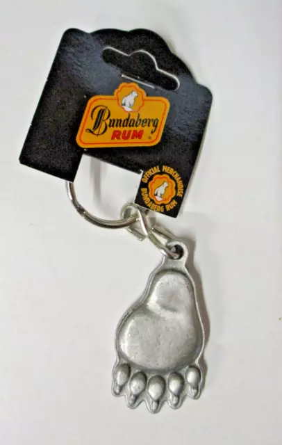 Bundaberg Rum Bundy Paw Bear Paw Key Ring - BNIP
