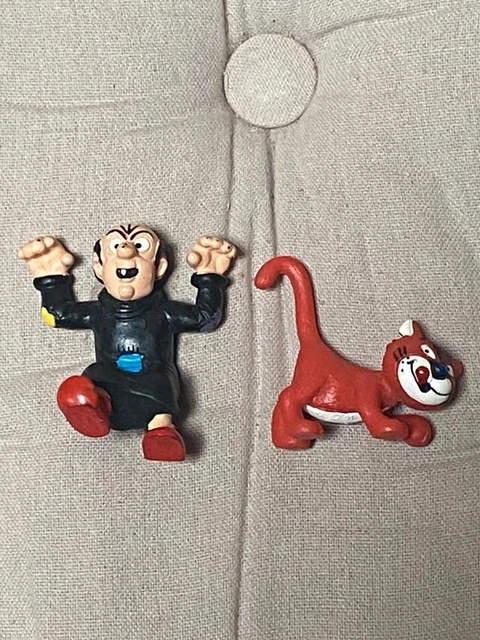 Figurina Gargamel E I Puffi Con Retino - PEYO, Collezione In PVC, Usata - Foto 2