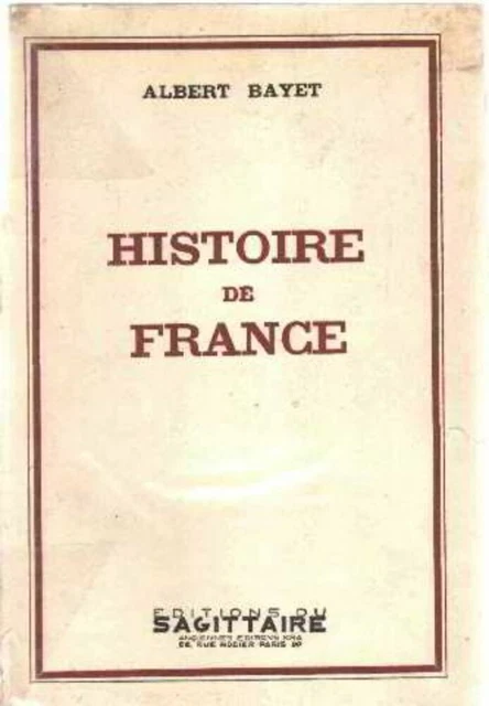 Histoire de france | Bayet Albert | Bon état