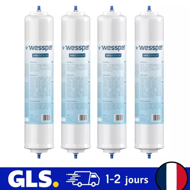 4x Filtre d'eau pour réfrigérateur Samsung DA29-10105J HAFEX/EXP WSF-100