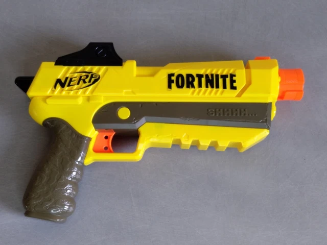 NERF PISTOLET FORTNITE SHHHH Sans Silencieux Chargeur interne + 10 Fl?�chettes EUR 12,00 