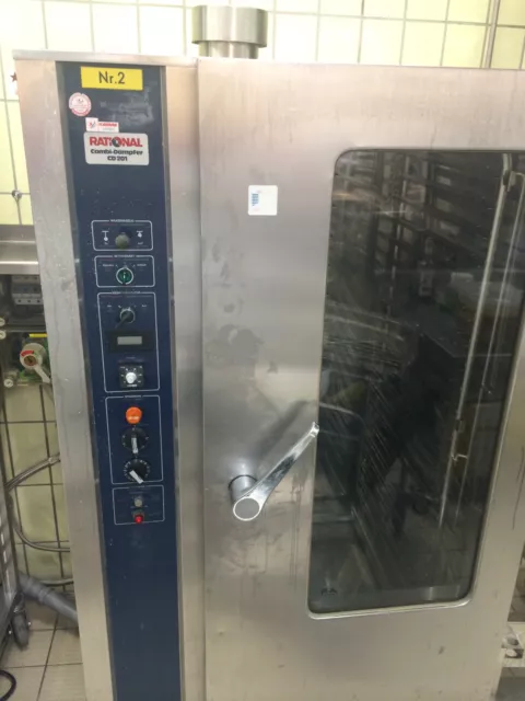 KOMBIDÄMPFER  RATIONAL CD 20/1, 201 , 20 GN  gebraucht mit Hortenwagen