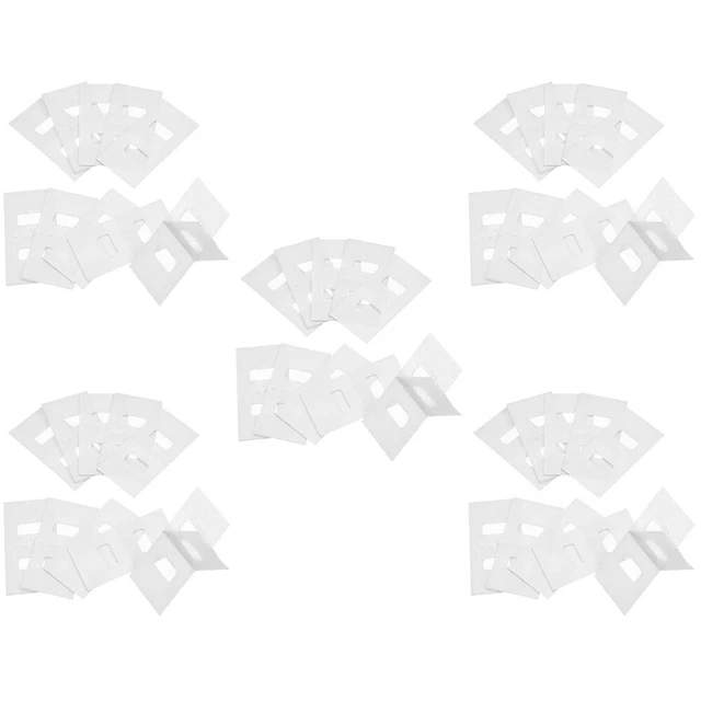 Kit Di Riparazione Per Tende Verticali – 10 Pezzi Di Carrier E Steli Di Ricambio In Plastica Bianca – Parti Di Sostituzione Universali Per Tende