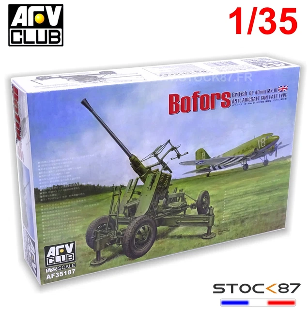 AFV-Club British Mk.4 6PDR Anti-Tank Gun Modellbausatz - Maßstab 1:35 - Zum Zusammenbauen