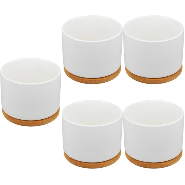 Pots De Fleurs Tressés Operitacx – Lot De 4 – Taille 10,5x10,5x9 Cm – En Osier Décoratif, Pliables – Pour Plantes D'intérieur, Rangement