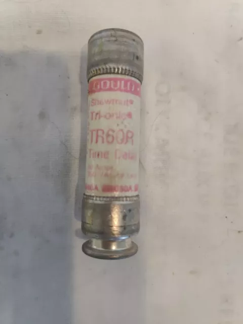 Gould Shawmut TR60R Fuse Tri-onic Time Delay 60A 250V Class RK5