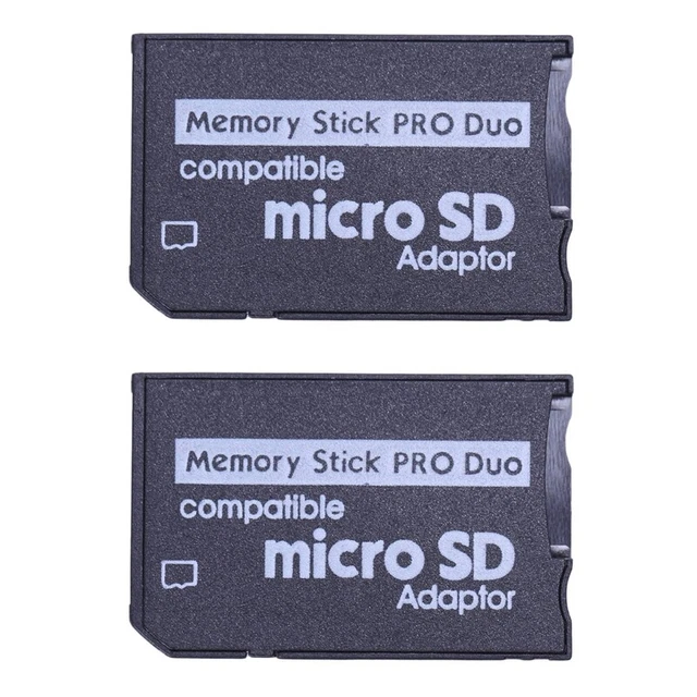 2X recordatorio Pro Duo Tf para adaptador lector de tarjetas SDHC para & Series J2O2