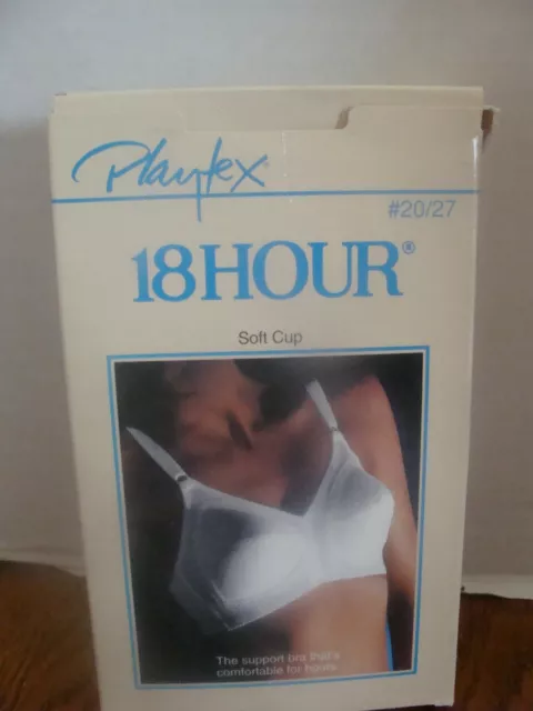 NEW IN BOX Playtex 18 Hour White 20/27 Bra - Size 38B $6.99 - PicClick