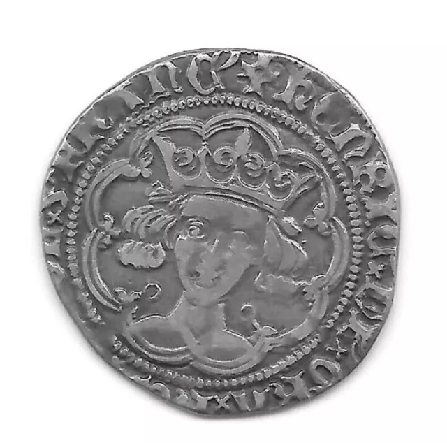 Henry VI (6th) Fourpence 4d Groat Silver Hammered Coin c1422 to 1427