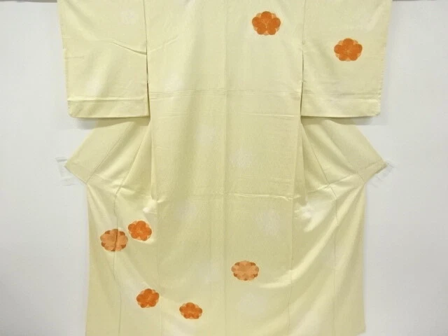 36880# Japanese Kimono / Antique Kimono / Embroidery / Ume Blossom