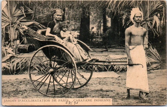 75 PARIS - caravane indienne au jardin d'acclimatation