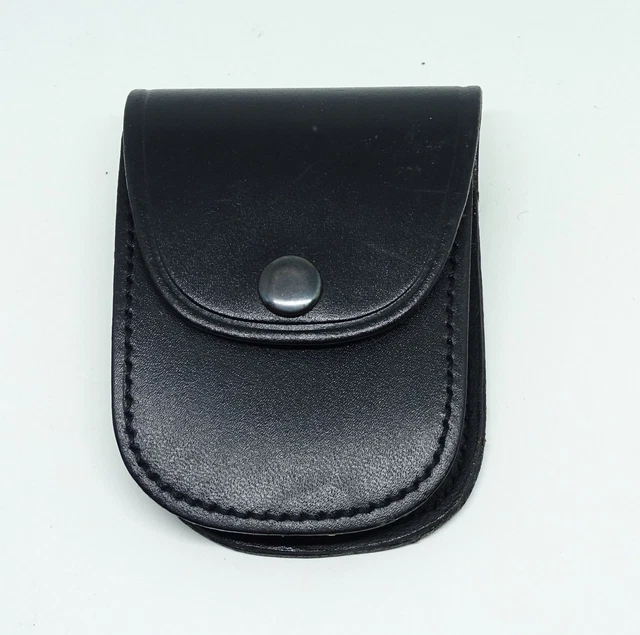 Closed Top Leather Handcuff Holder Pouch 9200 For Chain Link Cuffs