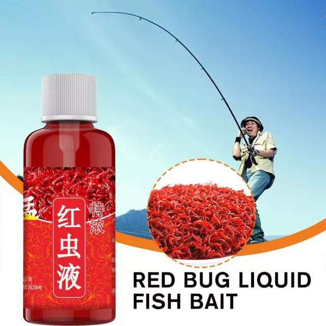 CONCENTRATED RED WORM Liquid 60ml Fishing Bait Additive Liquid