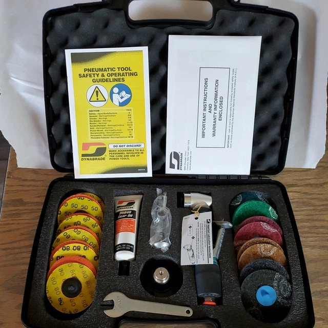 Dynabrade 48535 Kit Includes 48531 Geared Disc Sander And 3" Accessories Nos 9