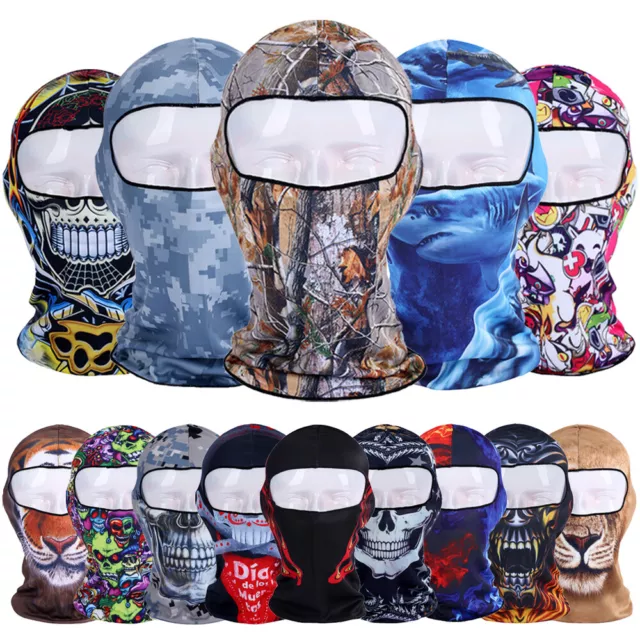 Balaclava 3D Ski Mask Cool Skull Animal Full Face Mask for Motorcycle Cycling US