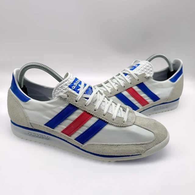 ADIDAS SL72 BIANCO blu rosso UK 8 scarpe da ginnastica uomo sneakers vintage casual nuove EUR 71 67 PicClick IT