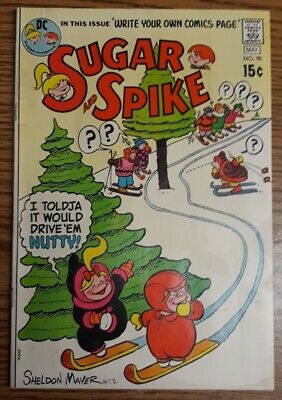 Sugar & Spike #95 (1971, Sheldon Mayer, DC Comics) Bronze Age Cartoon Comic
