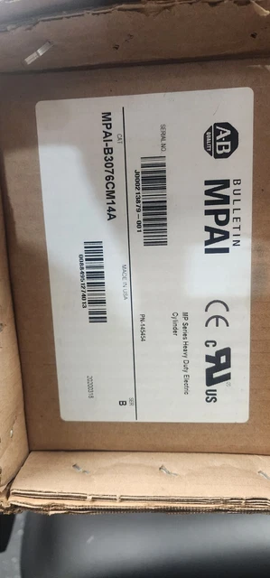 MPAI-B3076CM14A MP-Series heavy duty electric cylinder, 76mm stroke length